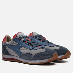 Мужские кроссовки Diadora Heritage Equipe Dirty Stone Wash, цвет синий, размер 45.5 EU