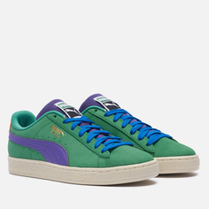 Кроссовки Puma Suede Cord, цвет зелёный, размер 48 EU