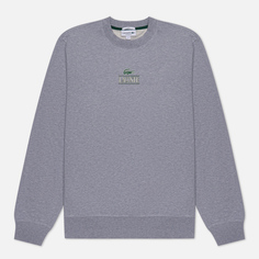 Мужская толстовка Lacoste Signature Print Jogger, цвет серый, размер L