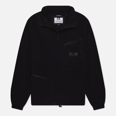 Мужская куртка анорак Weekend Offender Nunez Funnel Neck, цвет чёрный, размер S
