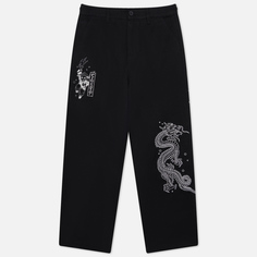 Мужские брюки RIPNDIP Ryu Wide Leg, цвет чёрный, размер 32