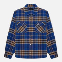 Мужская рубашка REPRESENT Heavyweight Intial Flannel, цвет синий, размер L