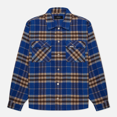Мужская рубашка REPRESENT Heavyweight Intial Flannel, цвет синий, размер L