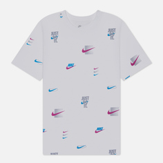 Мужская футболка Nike Max90 12MO All Over Print, цвет белый, размер XS