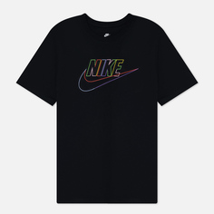 Мужская футболка Nike Futura Logo Printed, цвет чёрный, размер S