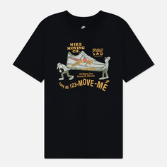 Мужская футболка Nike Graphic Printed 3 Moving Company, цвет чёрный, размер XXL
