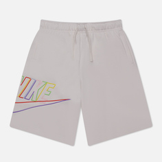Мужские шорты Nike Club Fleece, цвет бежевый, размер M