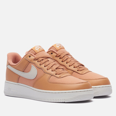 Мужские кроссовки Nike Air Force 1 07 Low LX, цвет коричневый, размер 42 EU