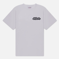 Мужская футболка uniform experiment Insane Monochrome Wide Strawberry, цвет белый, размер XL