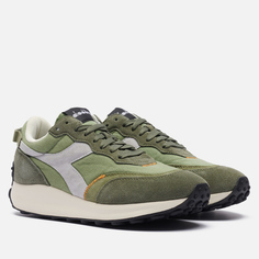Мужские кроссовки Diadora Race Suede SW, цвет оливковый, размер 45.5 EU