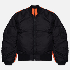 Мужская куртка бомбер maharishi Hi-Vis MA-1 Flight, цвет чёрный, размер S