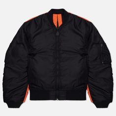 Мужская куртка бомбер maharishi Hi-Vis MA-1 Flight, цвет чёрный, размер S