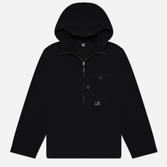 Мужская куртка анорак C.P. Company Gabardine Utility, цвет чёрный, размер XXL