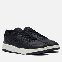Мужские кроссовки Lacoste Lineshot Leather, цвет чёрный, размер 43 EU