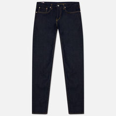 Мужские джинсы Edwin Slim Tapered Kaihara Blue Stretch Denim Green x White Selvage 12.5 Oz, цвет синий, размер 38/32
