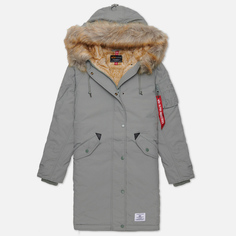 Женская куртка парка Alpha Industries Elyse Gen II, цвет зелёный, размер M