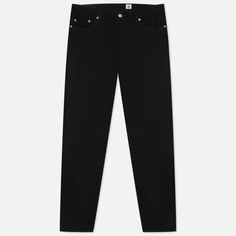 Мужские джинсы Edwin Regular Tapered Kaihara Black x Black Stretch Denim 12.5 Oz, цвет чёрный, размер 32/30