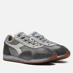 Мужские кроссовки Diadora Heritage Equipe Dirty Stone Wash, цвет серый, размер 40.5 EU