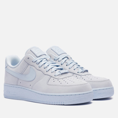 Женские кроссовки Nike Wmns Air Force 1 07 Low Premium, цвет голубой, размер 40 EU