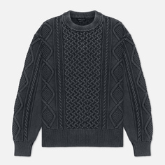 Мужской свитер EASTLOGUE Fade Cable Knit, цвет оливковый, размер L