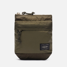 Сумка Porter-Yoshida & Co Force Shoulder Pouch, цвет оливковый