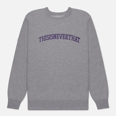 Мужская толстовка thisisneverthat Arch-Logo Crew Neck, цвет серый, размер S