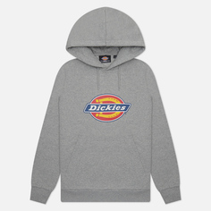 Женская толстовка Dickies Icon Logo Hoodie, цвет серый, размер XS