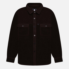 Мужская рубашка Edwin Jowen Overshirt, цвет коричневый, размер XXL