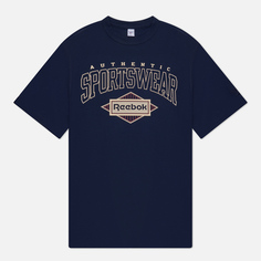 Мужская футболка Reebok Sporting Goods, цвет синий, размер XXL