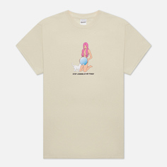 Мужская футболка RIPNDIP Mirror Mirror, цвет бежевый, размер S