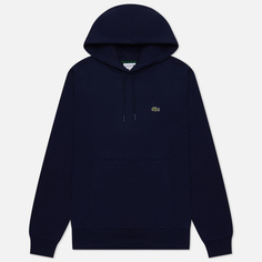 Мужская толстовка Lacoste Organic Cotton Hoodie Classic Fit, цвет синий, размер M