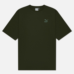 Мужская футболка Puma Better Classics Oversized, цвет зелёный, размер XXL
