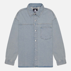 Мужская рубашка Edwin Mural Denim, цвет голубой, размер XL
