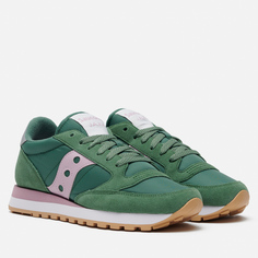 Женские кроссовки Saucony Jazz Original, цвет зелёный, размер 37 EU