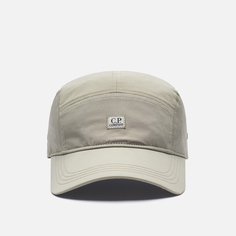 Кепка C.P. Company Chrome-R Panelled, цвет оливковый