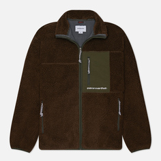 Мужская флисовая куртка thisisneverthat SP Sherpa Fleece, цвет коричневый, размер S