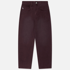 Мужские джинсы thisisneverthat Classic Denim Regular Fit, цвет бордовый, размер M