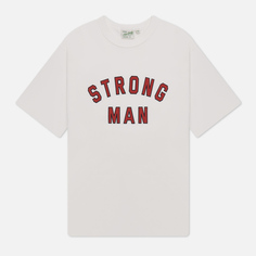 Мужская футболка Uniform Bridge Strong Man, цвет белый, размер XL