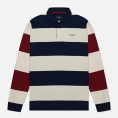Мужской лонгслив Hackett Heritage 1983 Stripe, цвет синий, размер M