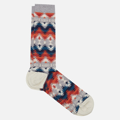 Носки Anonymous Ism Wigwam Jacquard Crew, цвет серый, размер 44-46 EU