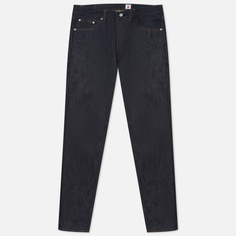 Мужские джинсы Edwin Slim Tapered Nihon Menpu Dark Pure Indigo Rainbow Selvage 13.5 Oz, цвет синий, размер 32/30