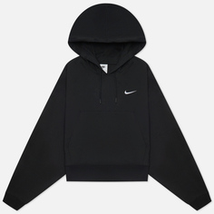 Женская толстовка Nike Oversized Hoodie, цвет чёрный, размер XS