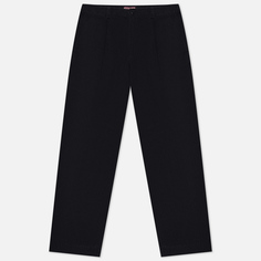 Мужские брюки maharishi Hemp U.S. Chino Loose, цвет чёрный, размер S