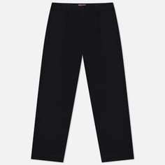 Мужские брюки maharishi Hemp U.S. Chino Loose, цвет чёрный, размер S