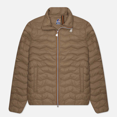 Мужская демисезонная куртка K-Way Valentine Eco Warm, цвет бежевый, размер XXL
