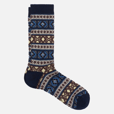 Носки Anonymous Ism Wool Jacquard Crew, цвет синий, размер 41-44 EU