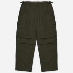 Мужские брюки EASTLOGUE Permanent Field Wide Fit 23FW, цвет оливковый, размер S