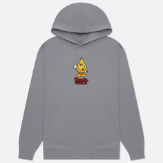 Мужская толстовка RIPNDIP x World Industries F U Flameboy Hoodie, цвет серый, размер M