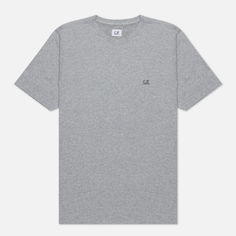 Мужская футболка C.P. Company 30/1 Jersey Goggle Print Logo, цвет серый, размер XXXL