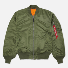 Мужская куртка бомбер Alpha Industries MA-1 Flight, цвет оливковый, размер XL